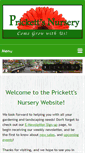 Mobile Screenshot of prickettsnursery.com